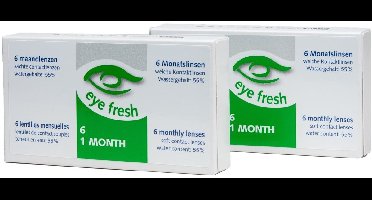 Eye Fresh Maandlenzen - 12 stuks - Sterkte -5.50 - Hioxifilcon A - 57% water - Langdurig draagcomfort
