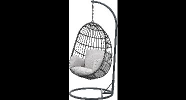 Garden Impressions Esmee hangstoel swing egg - donker grijs