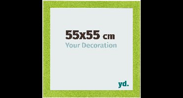 Your Decoration - Fotolijst 55x55 cm - MDF - Groen - Pisa