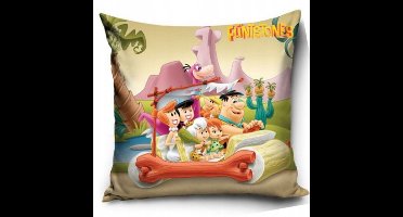Flinstones Kussenhoes 40x40 cm - Microvezel met Rits
