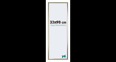 Your Decoration - Puzzellijst 33x98 cm - Champagne - Puzzellijst 500-1000 stukjes - Kunststof Fotolijst - Annecy