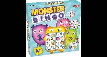 Tactic Monster Bingo – Bordspel – Bingo - Kinderbingo met Monsters – Kleurrijk en Spannend – Familiespel – 2 tot 4 Spelers – Vanaf 4 Jaar