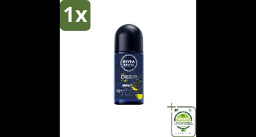 1 x NIVEA MEN - Deodorant Roller - Deep Sport - 50 ml - Anti-transpirant - Zweetbestendig - Geurbestendig - Sport Deodorant - Citrusgeur