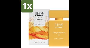 1 x Therme - Orange Happiness - Eau de Parfum - Verfrissend - 30ml - Eau De Parfum - Wellness - Geur - Sinaasappel - Patchouli