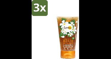 Lovea – Body Scrub – Tahiti Monoï – Verzorgend – 150 ml - Bulkverpakking - 3 stuks