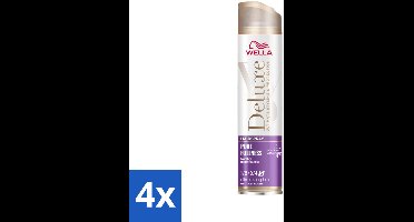 Wella – Deluxe Pure Fullness – Haarspray – 250 ml - Voordeelverpakking - 4 stuks