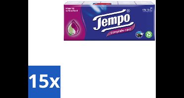 15 x Tempo – Zakdoekjes – Complete Care - Koffie - Koffiezetapparaat - Koffiezetapparaat Met Automatische Functie