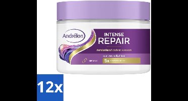 Andrélon – Crème Haarmasker – Intense Repair – 300 ml - Voordeelverpakking - 12 stuks