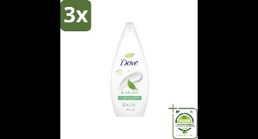 3 x Dove Douchecrème - Fresh Care - 720 ml - Grootverpakking - Douchecrème - Dove - Hydratatie - Zachte Huid - Douchegel