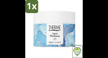 1 x Therme - Aqua Wellness - Bodycrème - Hydraterend - Verzorgend - 225gr - Bodycrème - Hydraterende Crème - Verzorging - Huidverzorging - Vegan Bodycrème