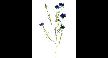 Nova nature - Cornflower spray James dk blue 90 cm kunstbloem