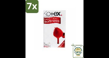 7 x Kotex – Maxi Maandverband – Super – 16 stuks per verpakking - Grootverpakking - Maandverband - Superabsorberend - Zacht - Comfortabel - Discreet