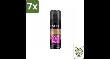 7 x SYOSS - Uitgroeispray Middenblond - Uitgroeispray - Kleurbescherming - Directe Grijsdekking - Grootverpakking - Uitgroeispray - Uitgroeispray Middenblond - Uitgroeispray Donkerblond - Uitgroeispray Grijs - Uitgroeispray Kleur
