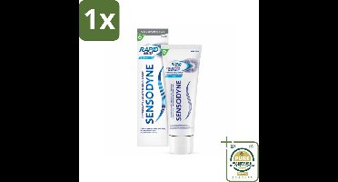 1 x Sensodyne - Tandpasta - Rapid Relief - Gevoeligheidsverlichting - 75 ml- Gevoelige Tanden - Tandpasta - Verlichting - Snel Verlichting - Gevoeligheidsverlichting