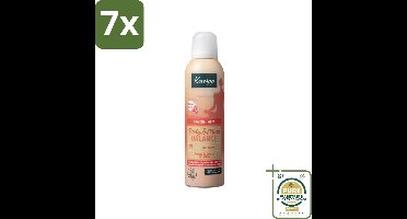 7 x Kneipp - Douche schuim - Body & Mind Balance - Iris & Vetiver - 200 ml - Grootverpakking - Douche Foam - Body And Mind Balance - Iris Extract - Vetiver Oil - Natuurlijke Schuim
