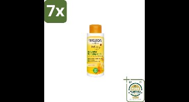 7 x WELEDA - Reinigingsmelk - Babybillen Calendula - 400 ml - Grootverpakking - Babybillen Verzorging - Natuurlijke Reinigingsmelk - Calendula Melk - Gevoelige Billetjes - Babyhuid Verzorging