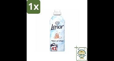 1 x Lenor – Wasverzachter – Sensitive – 42 Wasbeurten - 882 ml- Gevoelige Huid - Wasverzachter - Hypoallergen - Milde Was - Dermatologisch Getest