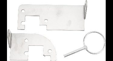 Camper deur anti-diefstalbeveiliging - metalen beveiliging voor Fiat Ducato 250/290 en Jumper vanaf 2006