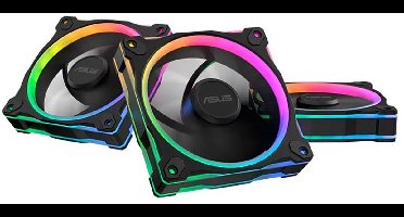 ASUS Prime MR120 Fan ARGB Reverse Black 3in1 Computer behuizing Ventilator 12 cm Zwart 3 stuk(s)