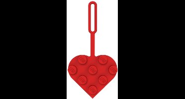 LEGO Minifigures Luggage tag Heart Red 10 cm