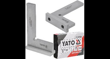 Yato Staalhoek 90° 75x50mm Plat DIN 875/II met Voet