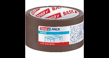 Tesa Pakking Tape Bruin Acryl 50m x 48mm - Sterk & UV-bestendig
