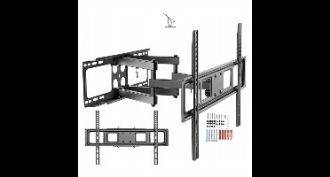 Draaibare TV Muurbeugel voor 55-inch Hitachi TV - Sterk & Stabiel