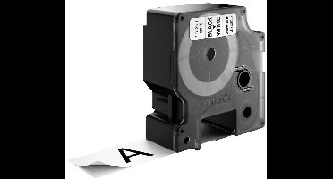 Laminated Tape for Labelling Machines Dymo D1 53713 24 mm LabelManager™ Black White (5 Units)