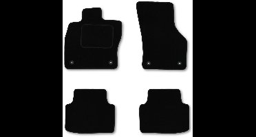 Mattastic® Automat - 4 Delig - Perfecte Pasvorm - Complete Set - Zwart - Geschikt voor VW Passat CC (2008-2012)