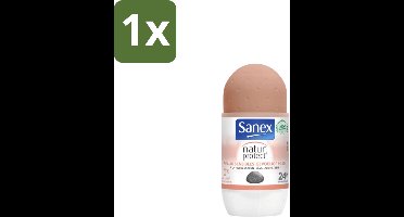 1 x Sanex – Deodorant Roll-On – Natur Protect Gevoelige Huid – 50 ml - Gevoelige Huid - Natuurlijke Bescherming - Deodorant Roll-on - Aluinsteen - Huidvriendelijk