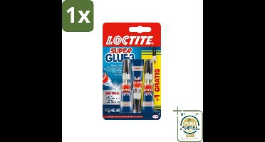 1 x Loctite - Secondelijm - Super Glue Precision - 7,5 Gram- Superkleber - Secondelijm - Supersterke Kleber - Snelle Kleber - Waterbestendige Kleber