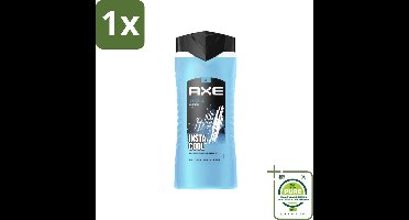1 x Axe XL - 3-in-1 Douchegel - Ice Chill - Icy Menthol - Insta Cool - 400 ml - Douchegel - Axe - Ice Chill - Bevroren Munt - Citroen