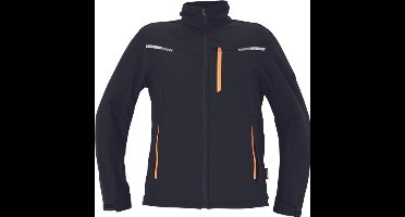 SafeWorker AMER softshell jas 03010573 - Zwart - S