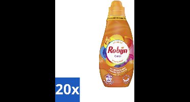 Robijn – Vloeibaar Wasmiddel – Klein & Krachtig Classics Color - 665 ml - Bulkverpakking - 20 stuks