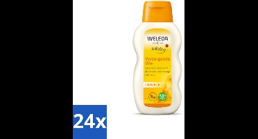 24 x WELEDA - Verzorgende olie - Baby & Kind Calendula - 200 ml - Babyhuidverzorging - Babyolie - Calendula Olie - Biologische Babyproducten - Natuurlijke Babyverzorging