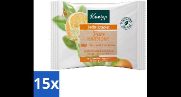 15 x Kneipp - Badbruistablet - Oranje lindebloesem - Badbruistablet - Ontspanning - Harmonie - Stressverlichting - Etherische Oliën