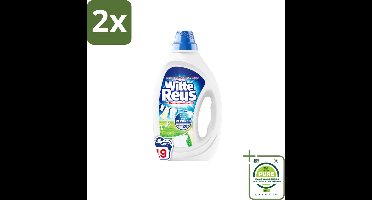 Witte Reus - Vloeibaar Wasmiddel - Witte Was - 19 Wasbeurten - Voordeelverpakking - 2 stuks - Witte was - Vlekkenverwijderaar