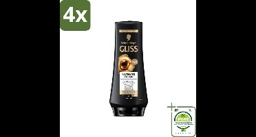 Gliss - Hair Repair - Conditioner voor Ultiem Herstel van Beschadigd Haar - 200 ml - Voordeelverpakking - 4 stuks - Haar conditioner - Haar herstel
