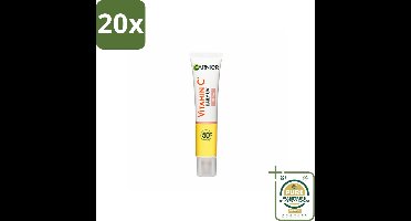 20 x Garnier - SkinActive - UV Fluid - Vitamine C - Anti-Pigmentvlekken - SPF 50+ - 40 ml - Grootverpakking - Vitamine C - UV Bescherming - Anti-pigmentvlekken - SPF 50+ - Huidverzorging