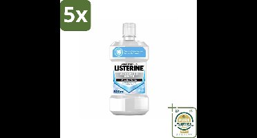 5 x Listerine – Mondwater – Advanced White – Mild – 500 ml - Grootverpakking - Koffiezetapparaat