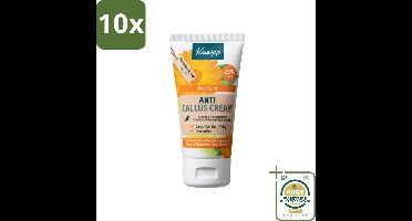 10 x Kneipp - Eeltcrème - Calendula - 25 % ureum - Voor zachte & soepele voeten - 50 ml - Grootverpakking - Eeltcrème - Voetcrème - Ureum - Eeltvermindering - Zachte Voeten
