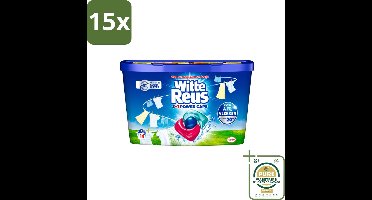 15 x Witte Reus - Wasmiddel - Power Caps 3+1 - 14 Capsules - Grootverpakking - Wasmiddel - Power Caps - Witmakers - Reuzenwaskracht - Fris Wasgoed