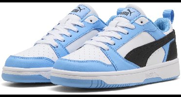 PUMA Puma Rebound V6 Lo Jr Unisex Sneakers - Team Light Blue-Puma Black-Puma White