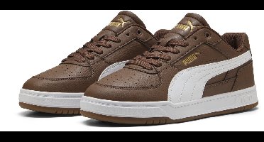 PUMA Puma Caven III Unisex Sneakers - Chestnut Brown-PUMA White-Gold