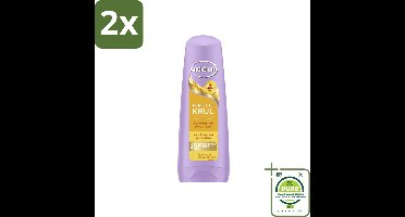 Andrélon – Conditioner – Perfecte Krul – 200 ml - Voordeelverpakking - 2 stuks - Krullen verzorgen - Krullen pluisvrij