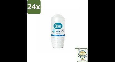Odorex - Deodorant Roller - Marine Fresh - Verfrissende Bescherming - 50 ml - Voordeelverpakking - 24 stuks - Alcoholvrij - Deodorant roller