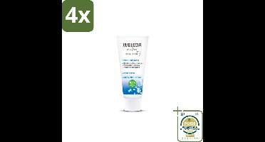 WELEDA - Tandpasta Saline - 75ml - Voordeelverpakking - 4 stuks - Zeezout tandpasta - Mondgezondheid