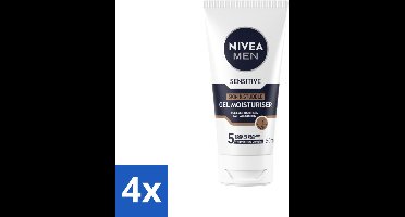 NIVEA MEN - Sensitive - Gezichtsgel Huid & Stoppelbaard - 50 ml - Voordeelverpakking - 4 stuks