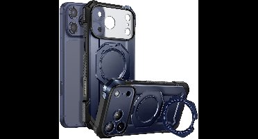 Supcase UB Grip hoesje geschikt voor iPhone 17 Pro Max compatibel met MagSafe - Blauw