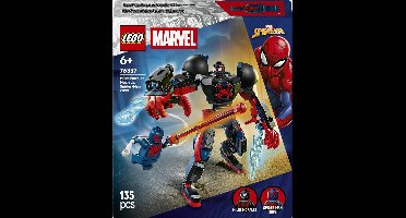 LEGO Marvel Miles Morales Mecha vs. Spider-Man 2099 - Bouwpakket met Speelgoed voor Kinderen - 76337